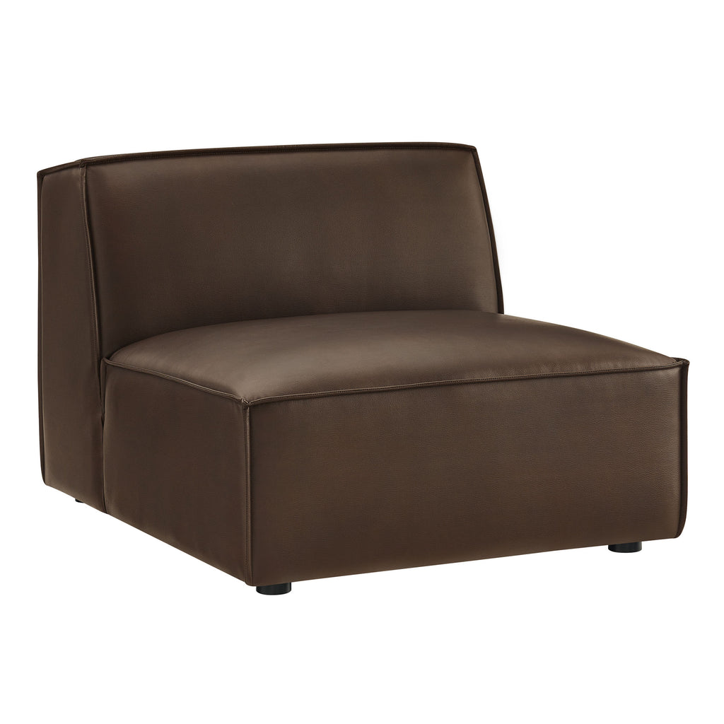 Modway Restore Vegan Leather Armless Modular Chair