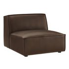 Modway Restore Vegan Leather Armless Modular Chair