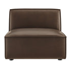 Modway Restore Vegan Leather Armless Modular Chair