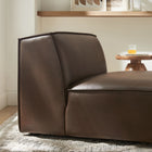 Modway Restore Vegan Leather Armless Modular Chair