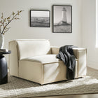 Modway Restore Performance Fabric Upholstered Right-Facing Modular Lounge Chair