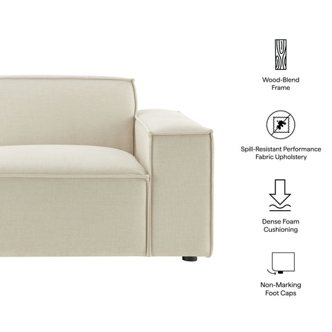 Modway Restore Performance Fabric Upholstered Right-Facing Modular Lounge Chair