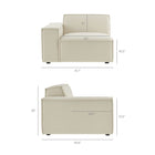 Modway Restore Performance Fabric Upholstered Left-Facing Modular Lounge Chair