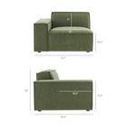 Modway Restore Performance Fabric Upholstered Left-Facing Modular Lounge Chair