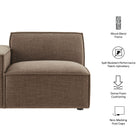 Modway Restore Performance Fabric Upholstered Left-Facing Modular Lounge Chair