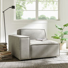 Modway Restore Performance Fabric Upholstered Left-Facing Modular Lounge Chair