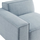Modway Restore Performance Fabric Upholstered Left-Facing Modular Lounge Chair