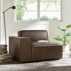 Modway Restore Vegan Leather Left-Facing Modular Lounge Chair