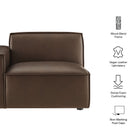 Modway Restore Vegan Leather Left-Facing Modular Lounge Chair