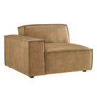 Modway Restore Vegan Leather Left-Facing Modular Lounge Chair