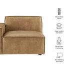 Modway Restore Vegan Leather Left-Facing Modular Lounge Chair