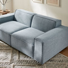 Modway Restore 2-Piece Performance Fabric Upholstered Modular Loveseat