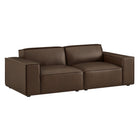 Modway Restore 2-Piece Vegan Leather Modular Loveseat - EEI-7404