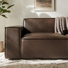 Modway Restore 2-Piece Vegan Leather Modular Loveseat - EEI-7404