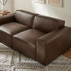 Modway Restore 2-Piece Vegan Leather Modular Loveseat - EEI-7404