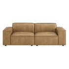 Modway Restore 2-Piece Vegan Leather Modular Loveseat - EEI-7404