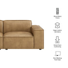 Modway Restore 2-Piece Vegan Leather Modular Loveseat - EEI-7404
