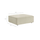 Modway Restore 3-Piece Performance Fabric Upholstered Modular Loveseat with Ottoman