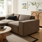 Modway Restore 3-Piece Performance Fabric Upholstered Modular Loveseat with Ottoman