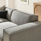 Modway Restore 3-Piece Performance Fabric Upholstered Modular Loveseat with Ottoman