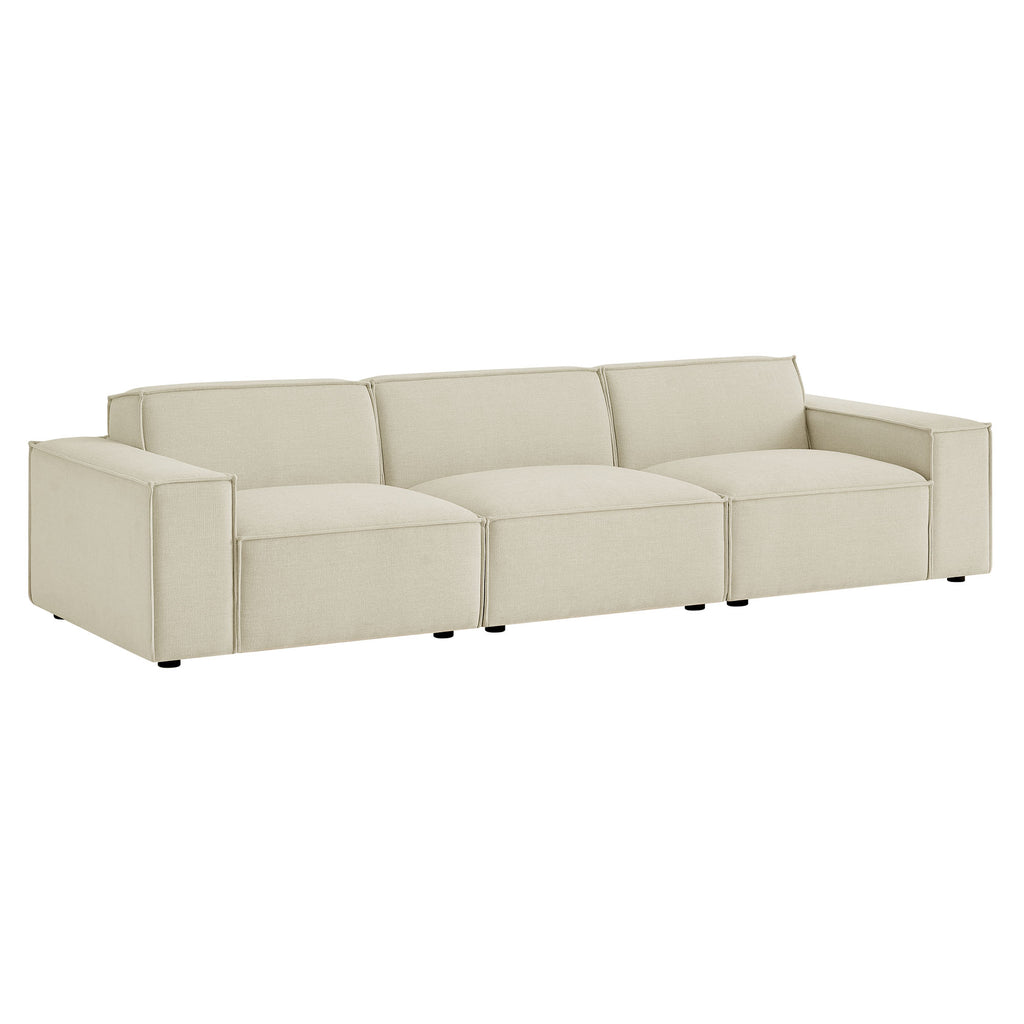 Modway Restore 3-Piece Performance Fabric Upholstered Modular Sofa Set