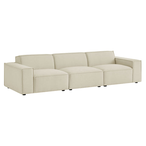 Modway Restore 3-Piece Performance Fabric Upholstered Modular Sofa Set