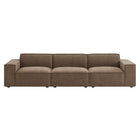 Modway Restore 3-Piece Performance Fabric Upholstered Modular Sofa Set