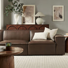 Modway Restore 3-Piece Vegan Leather Modular Sofa Set
