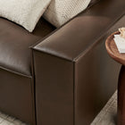 Modway Restore 3-Piece Vegan Leather Modular Sofa Set