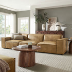 Modway Restore 3-Piece Vegan Leather Modular Sofa Set