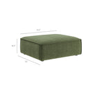 Modway Restore 4-Piece Performance Fabric Upholstered Modular Sofa Set with Ottoman