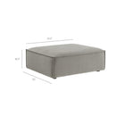 Modway Restore 4-Piece Performance Fabric Upholstered Modular Sofa Set with Ottoman