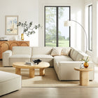 Modway Restore 5-Piece Performance Fabric Upholstered Modular L-Shaped Sofa