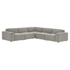 Modway Restore 5-Piece Performance Fabric Upholstered Modular L-Shaped Sofa