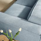 Modway Restore 5-Piece Performance Fabric Upholstered Modular L-Shaped Sofa