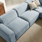 Modway Restore 5-Piece Performance Fabric Upholstered Modular L-Shaped Sofa