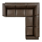 Modway Restore 5-Piece Vegan Leather Modular L-Shaped Sofa