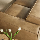 Modway Restore 5-Piece Vegan Leather Modular L-Shaped Sofa