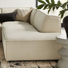 Modway Restore 4-Piece Performance Fabric Upholstered Modular L-Shaped Armless Sectional Sofa