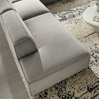 Modway Restore 4-Piece Performance Fabric Upholstered Modular L-Shaped Armless Sectional Sofa