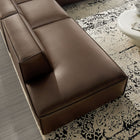 Modway Restore 4-Piece Vegan Leather Modular L-Shaped Armless Sectional Sofa