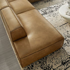 Modway Restore 4-Piece Vegan Leather Modular L-Shaped Armless Sectional Sofa