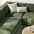 Modway Restore 6-Piece Performance Fabric Upholstered U-Shaped Sectional Sofa