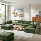 Modway Restore 6-Piece Performance Fabric Upholstered U-Shaped Sectional Sofa