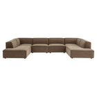 Modway Restore 6-Piece Performance Fabric Upholstered U-Shaped Sectional Sofa
