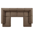 Modway Restore 6-Piece Performance Fabric Upholstered U-Shaped Sectional Sofa
