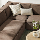 Modway Restore 6-Piece Performance Fabric Upholstered U-Shaped Sectional Sofa
