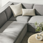 Modway Restore 6-Piece Performance Fabric Upholstered U-Shaped Sectional Sofa