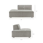 Modway Restore 6-Piece Performance Fabric Upholstered U-Shaped Sectional Sofa