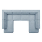 Modway Restore 6-Piece Performance Fabric Upholstered U-Shaped Sectional Sofa